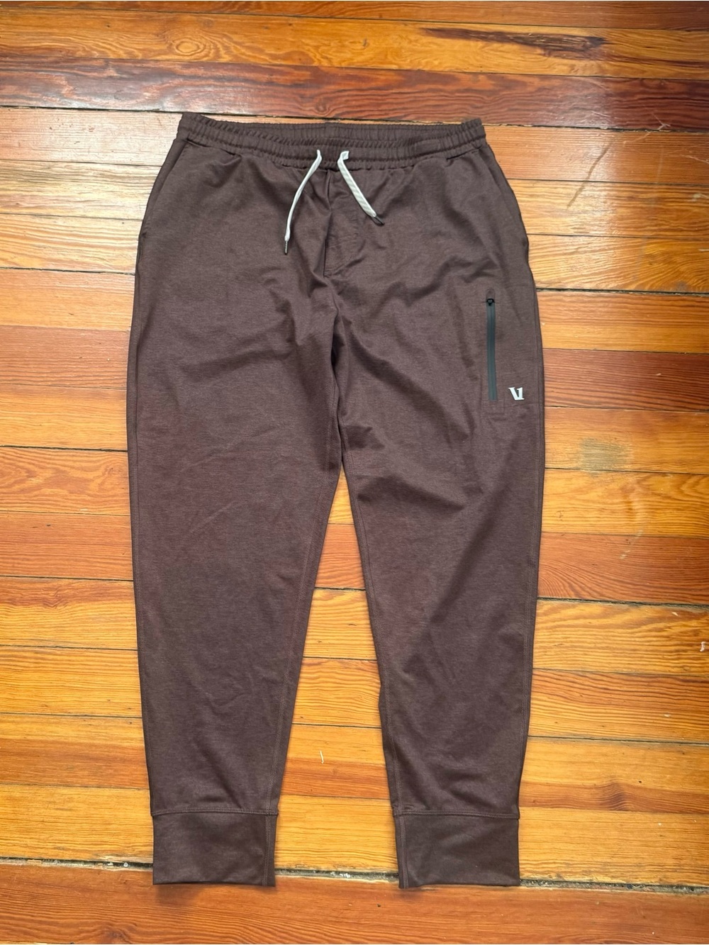 Vuori Sunday Performance Joggers Men’s Large Brown